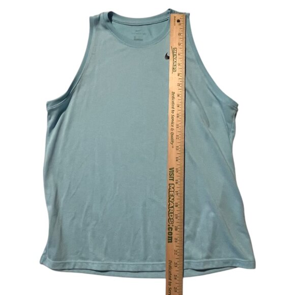 Nike Women's M Training Tank Blue Sporty Athletic Athleisure Summer Workout - Picture 6 of 6